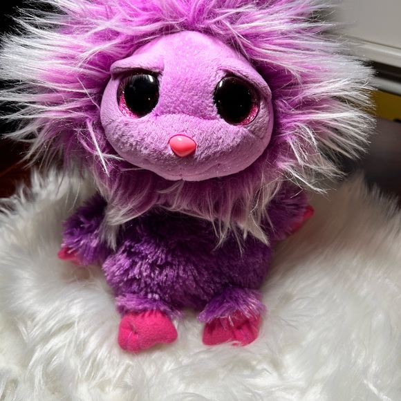 Ty Frizzys Zwippy 9” Plush Stuffed Monster Toy Sparkle Big Eyes - Picture 1 of 16